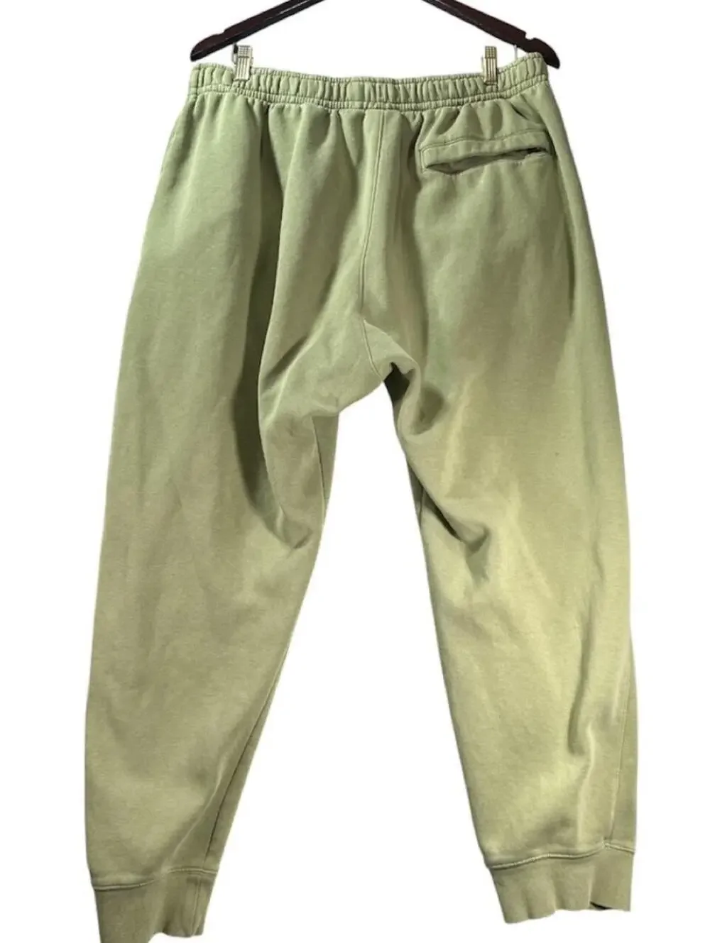 Nike Women's Green Khaki Sweatpants XXL Elastic Waistband Side & Back Pockets